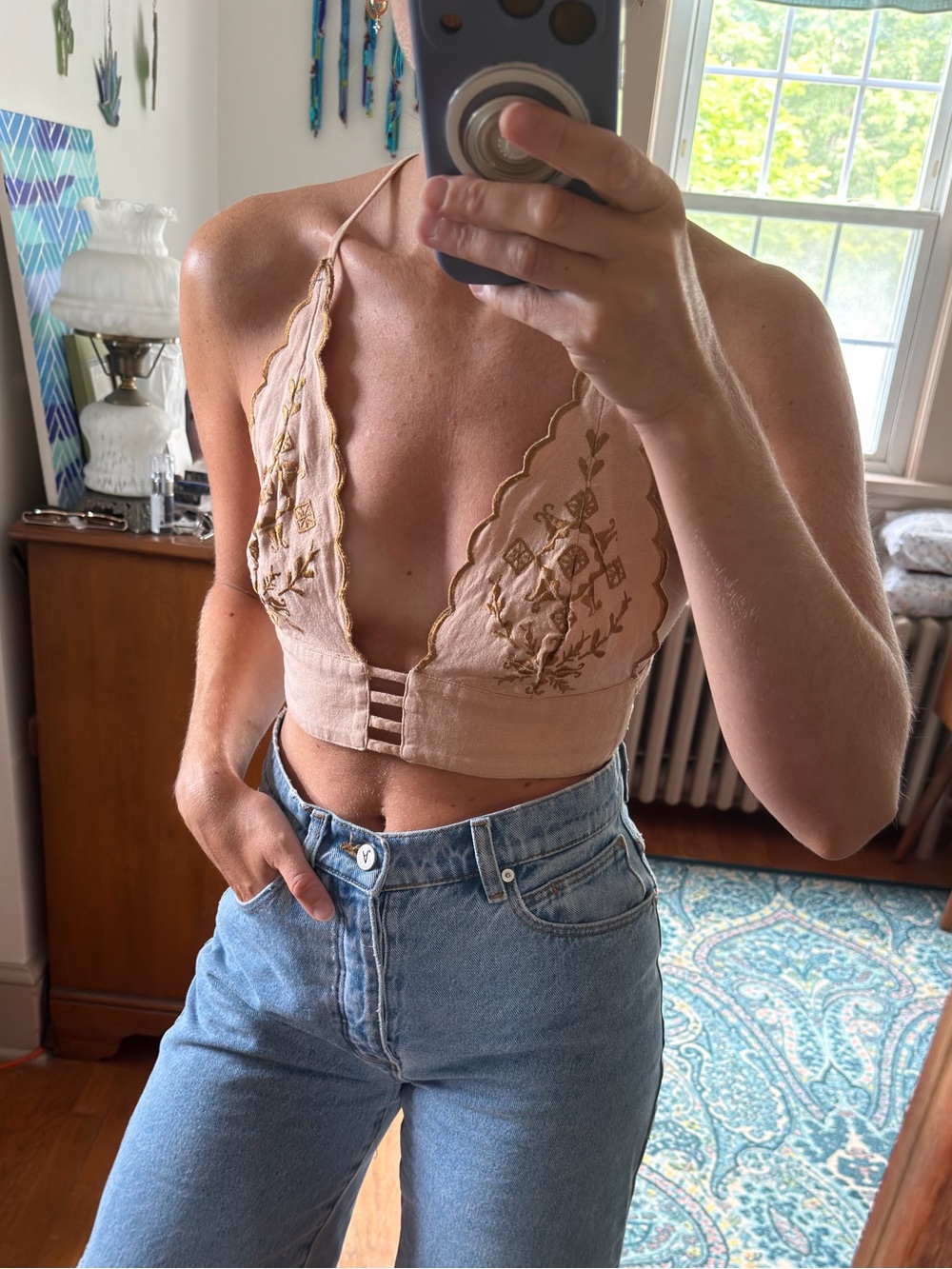 FP Bohemian Halter Crop Top